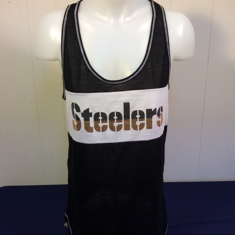 Pittsburgh Steelers womens tank top by Majestic size medium